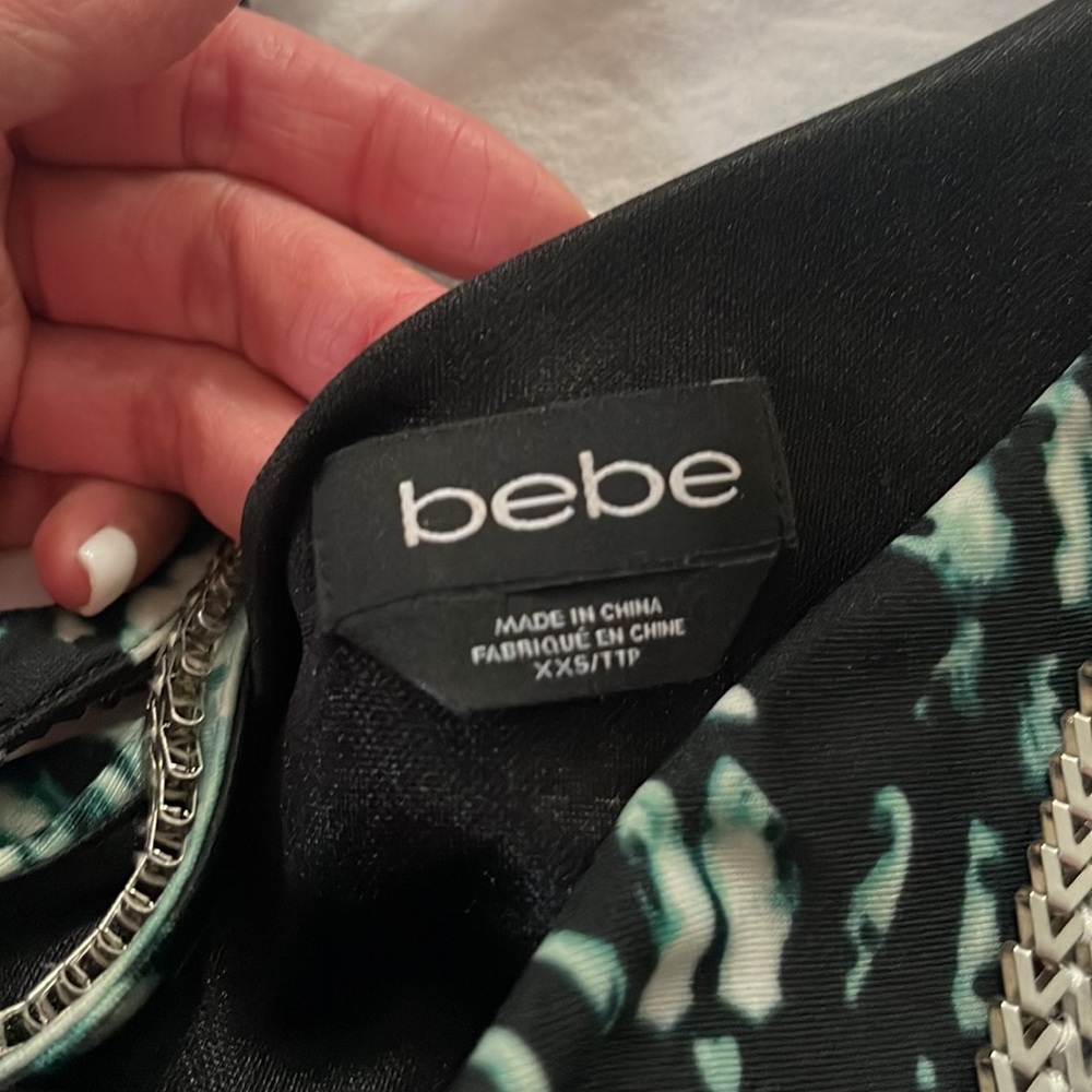Bebe snake Python green cutout dress!! - Picture 6 of 8